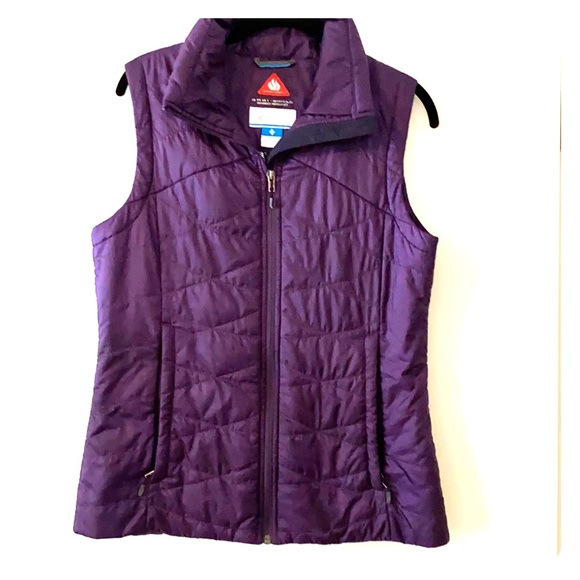 purple columbia vest